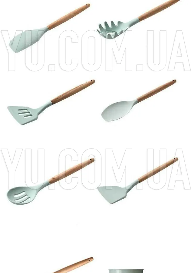 Набор кухонных принадлежностей Kitchen Set, 12 предметов (Черный)